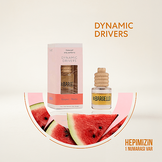 BARGELLO DYNAMIC DRIVERS Диня Манго 8 ml Декоративен аромат за автомобил