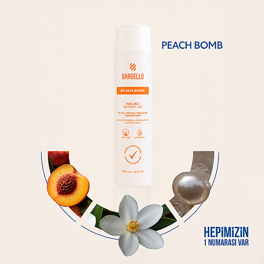 BARGELLO PEACH BOMB 300 ml Душ гел